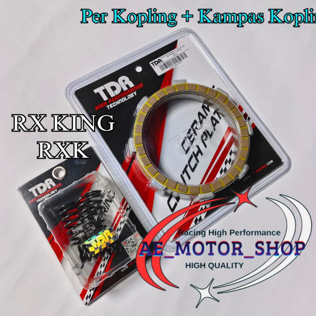 1 ชุด TDR TDR สปริงคลัช + TDR ซับคลัช YAMAHA RX KING / RXK - ORIGINAL TDR RACING