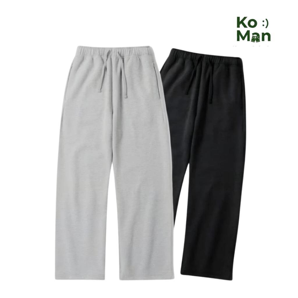 กางเกงวอร์ม Culottes Baggy ผู้ชายอินเทรนด์/ผู้หญิง - กางเกงวอร์ม Baggy