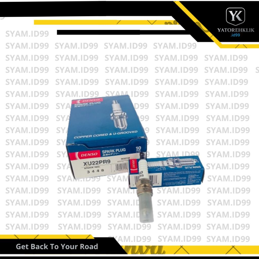 หัวเทียน Denso XU22PR9 ดั้งเดิมสําหรับ Avanza Xenia Rush Terios Granmax Luxio Splash Ertiga