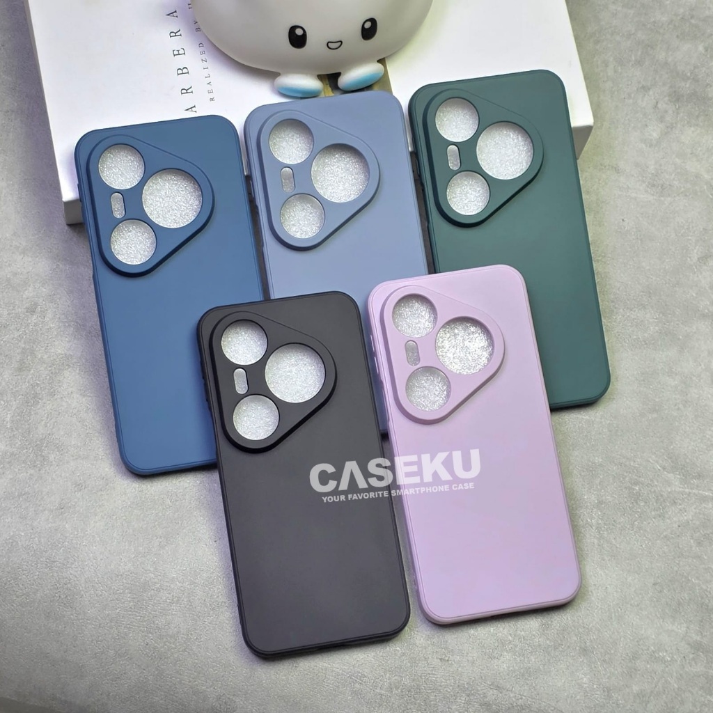 Huawei Pura 80 Huawei Pura 80 Pro Huawei Pura 80 Ultra Softcase Macaron Square / Case Square Edge Ca