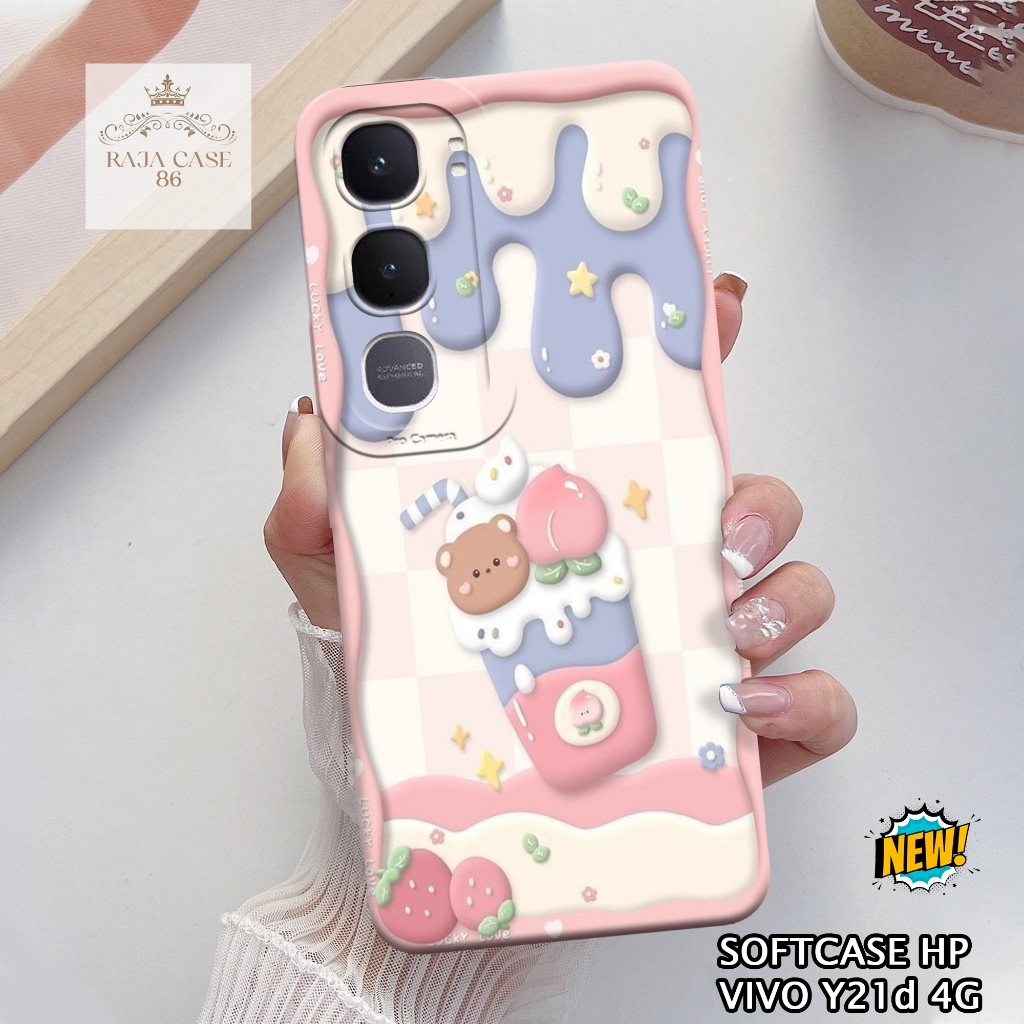 เคส HP Vivo Y21D 4G - เคส Vivo Y21D 4G - เคสน่ารัก Motif - ตัวป้องกันโทรศัพท์มือถือ - ViVo - Vivo Y2