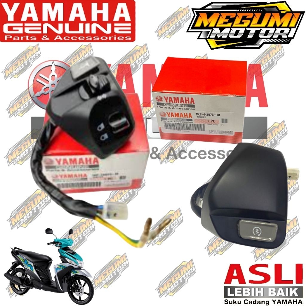 SWITCH HANDLE 1 & 3 COVER RIGHT LEFT SWITCH MIO SOUL GT 115 MIO M3 125 1KP-H3973-00/10 1KP-H3976-00/