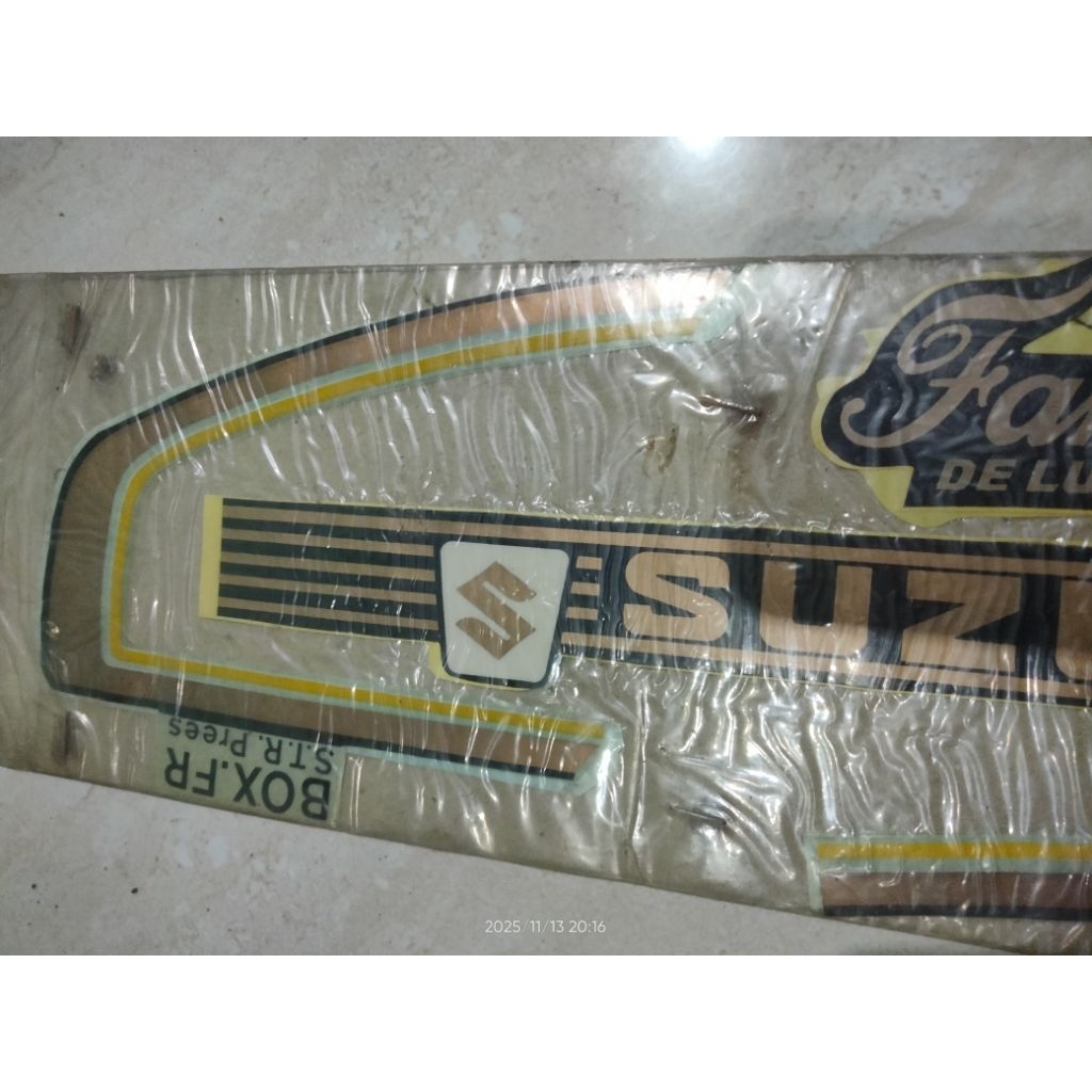 สติ๊กเกอร์ Striping สติ๊กเกอร์ Suzuki fr80 fr80n family deluxe CDI nos