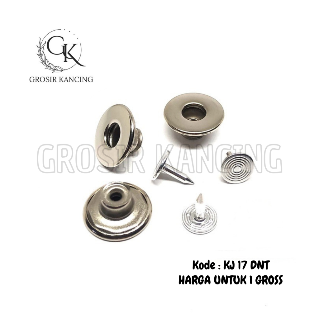 17MM SHAKE JEANS BUTTON DONUT MODEL PER 1 GROSS