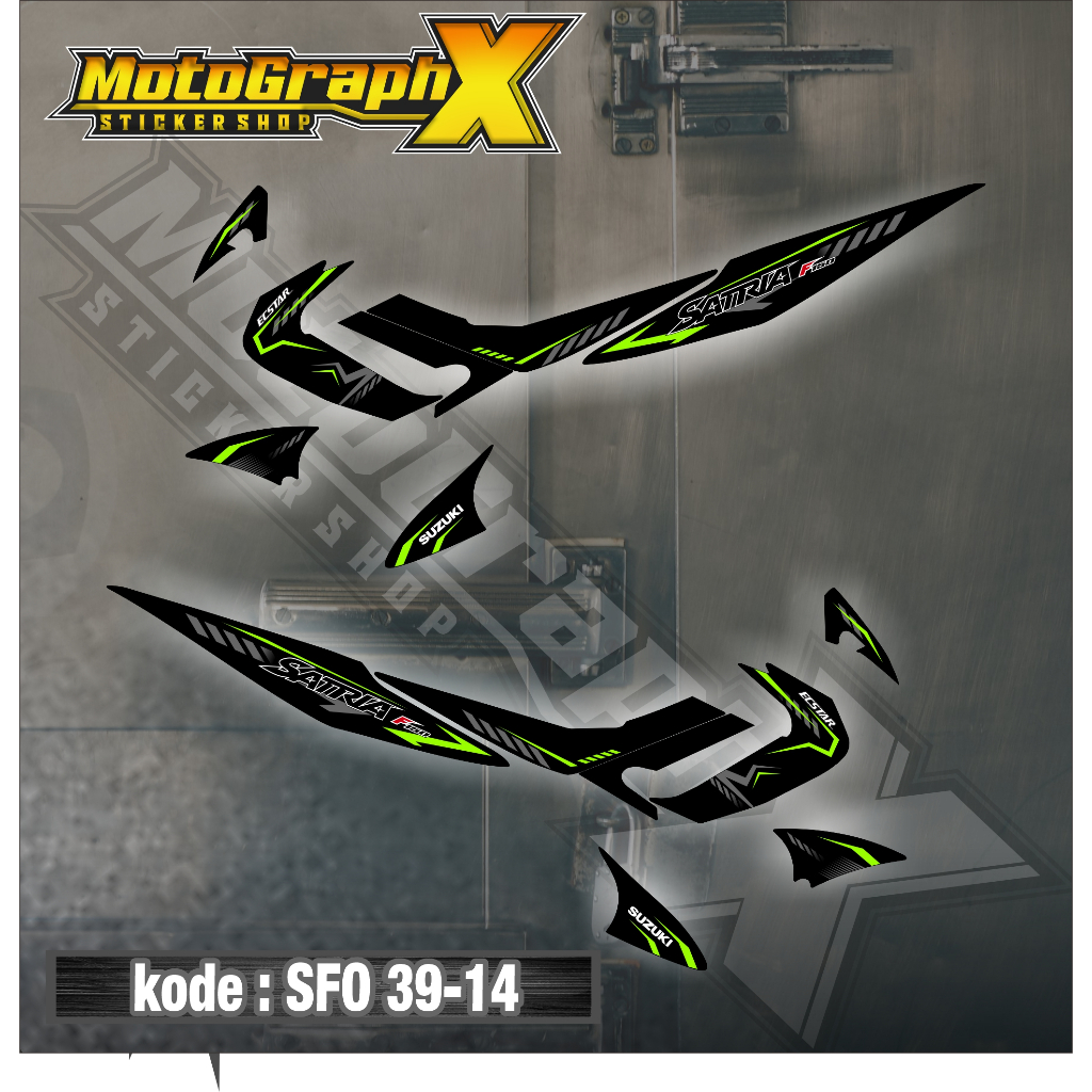 Striping/สติ๊กเกอร์ Satria Fu Barong CAN HOLOGRAM เครื่องปอก Satria Fu Lama SFO 39 RACING