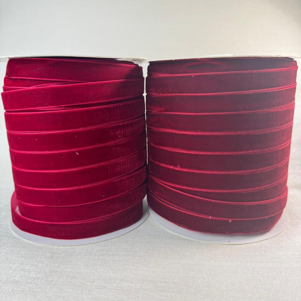 1 ม้วน (10 YARD & 50 YARD) - 2.5 CM NP | RIBBON VELVET NP