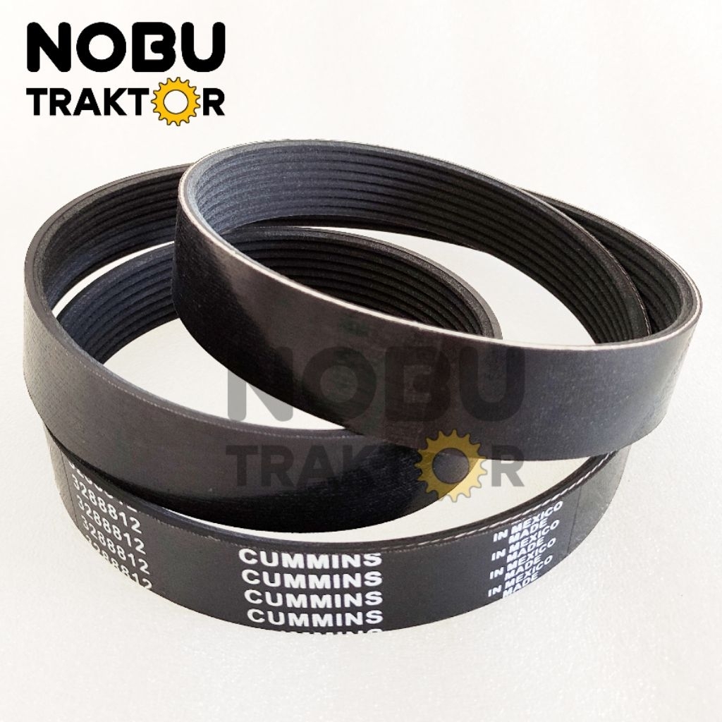 3288812 6732-61-4170 เข็มขัดพัดลม V RIBBED BELT V-BELT ALTERNAT FAN BELT 8PK1460 CUMMINS SAA6D102E S