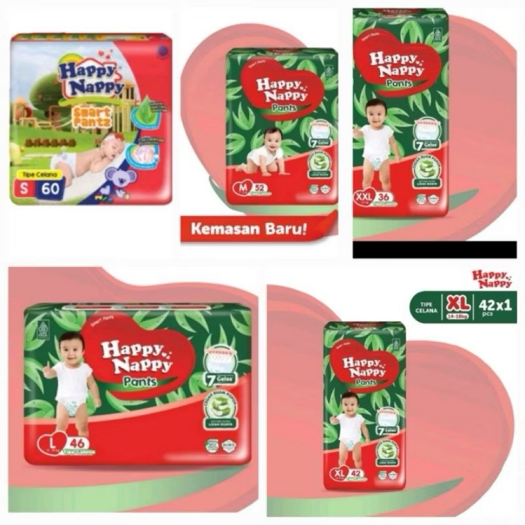 Live Happy Nappy Pants (S60, M52, L46, XL42, XXL36)