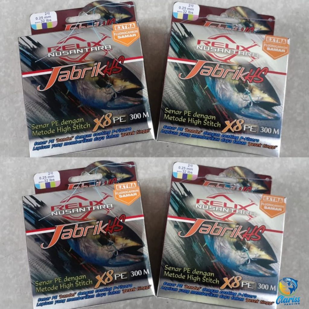 Relix Nusantara JABRIX HS 300 เมตร สาย PE