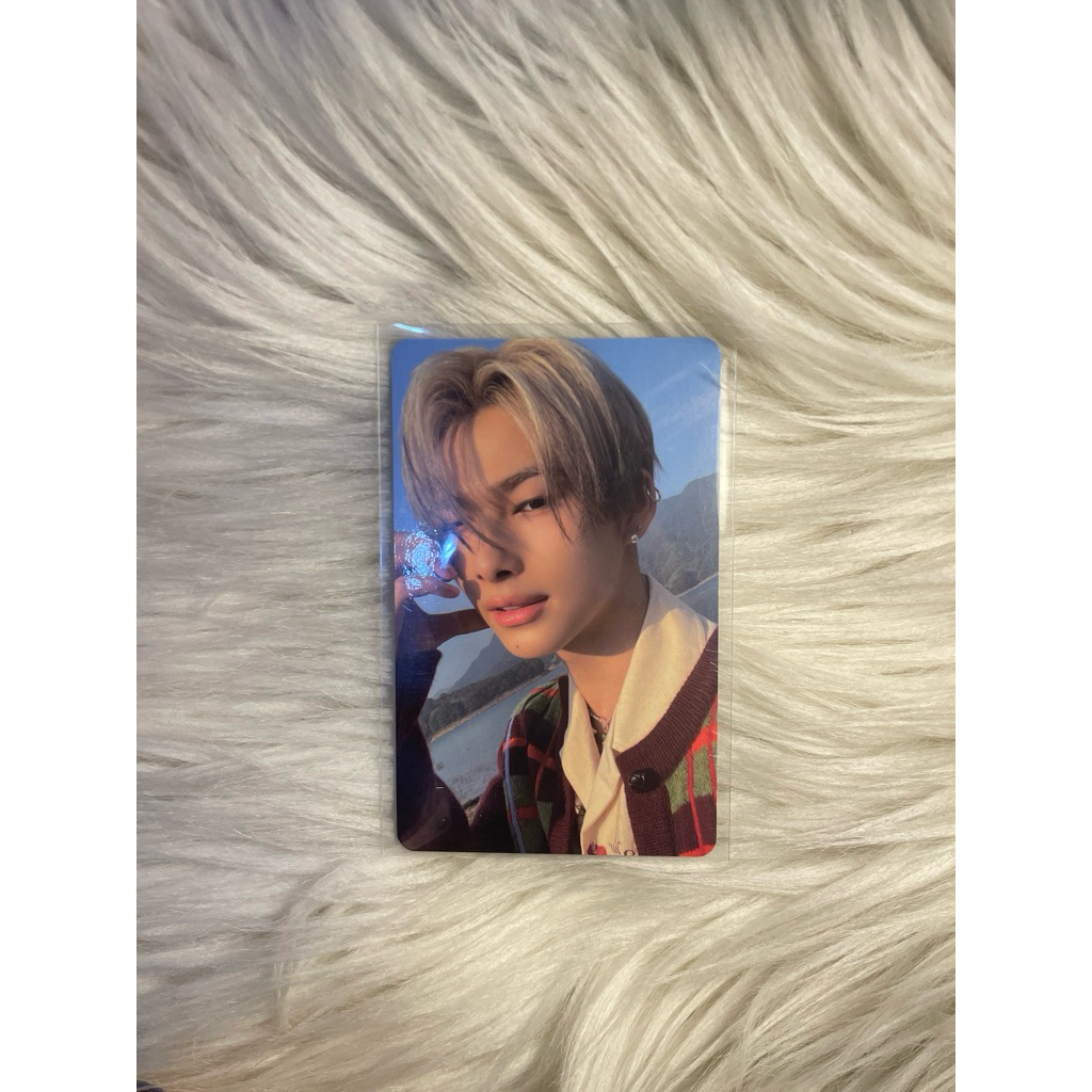 Photocard ni-ki ehypen เลือดสีส้ม - เวิร์ก พาวเวอร์สเตชันที่โชคดี