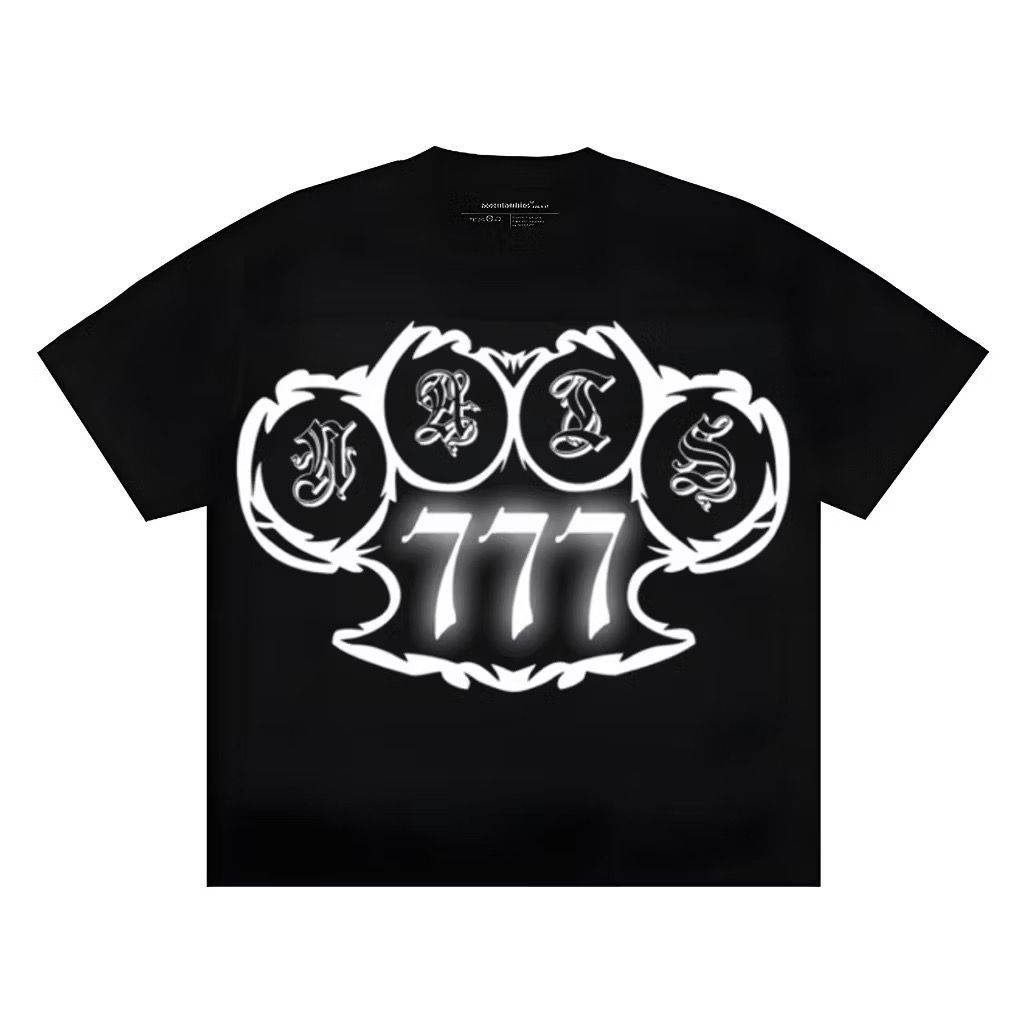 CAHAYA Seven number 777 เสื้อยืด Light Up สําหรับผู้ชายและผู้หญิง