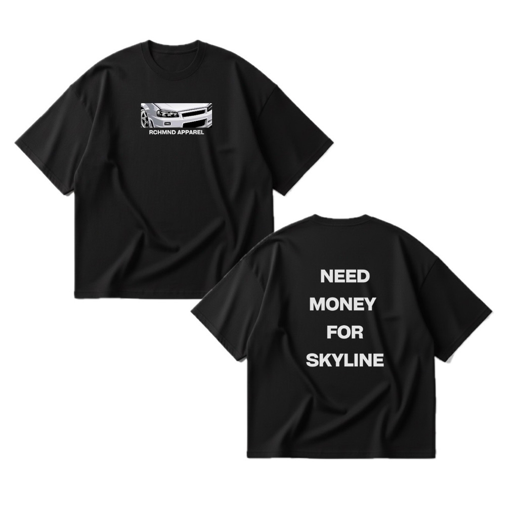 เสื้อยืดโอเวอร์ไซส์ Skyline Edition Rchmnd