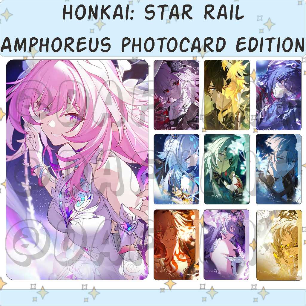 HONKAI STAR RAIL AMPHOREUS EDITION อะนิเมะโฟโต้การ์ด