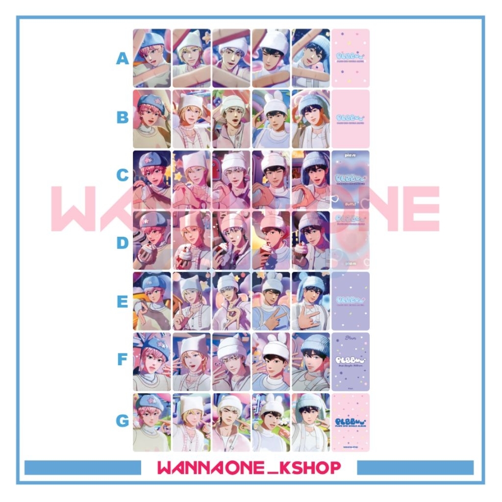 Photocard plave PLBBUU อัลบั้ม pub