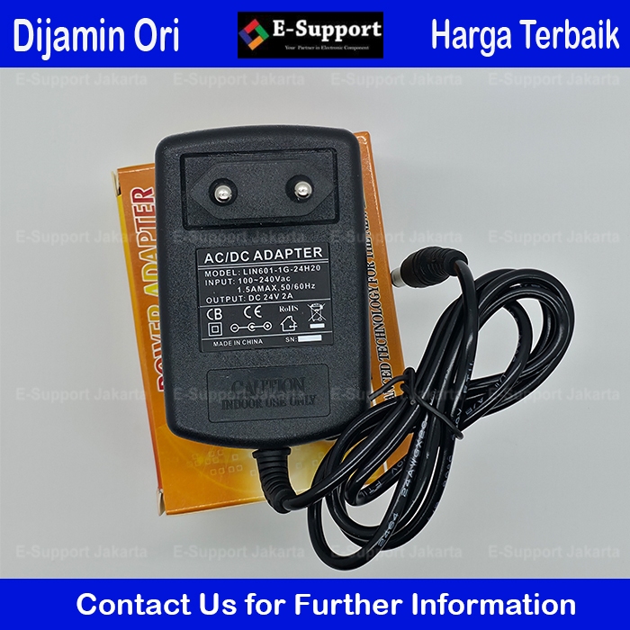 อะแดปเตอร์ 24V 2A (24 โวลต์ 2 แอมป์อะแดปเตอร์)