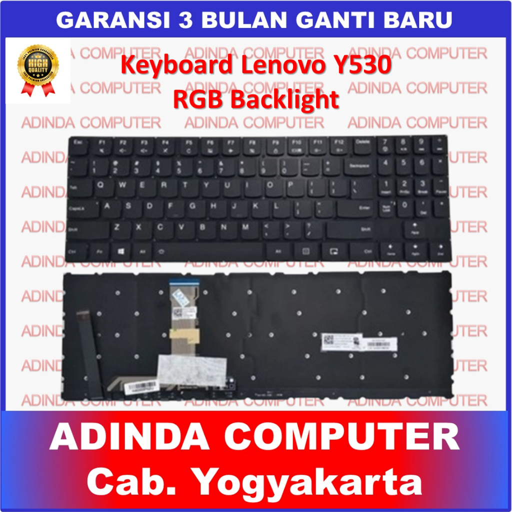 Lenovo Legion Y530 Y530-15 Y530-15ICH Y530-15ICH-1060 Y530P Y7000P RGB Backlight คีย์บอร์ด