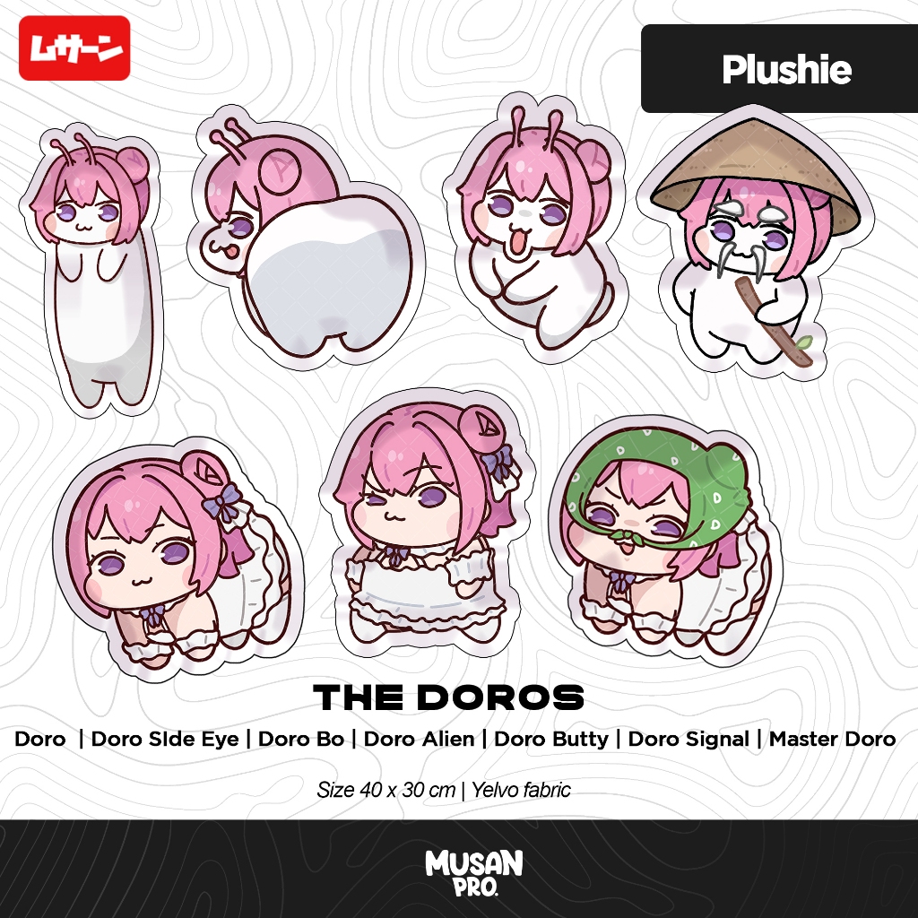 หมอน PLUSHIE Doro NIKKE - Doro - Doro Bo! - โดโรเอเลี่ยน - มูซาน - แฟนบ็อกซ์