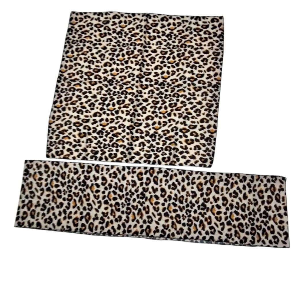 ผ้าพันคอและผ้าพันคอ Slayer Leopard Bandana ผ้าพันคอเสือดาว ม้าลาย