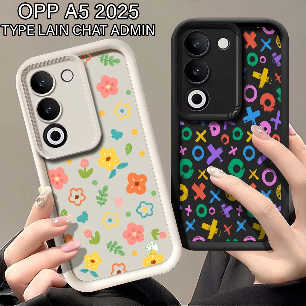 Softcase Rubber Oppo A5 2025 - เคส Hp Oppo A5 2025 - Softcase Pro Camera Oppo A5 2025 - เคสนูน Oppo 