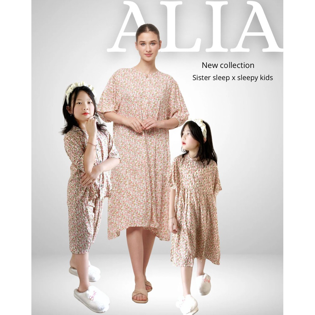 ALIA SERIES (MOTHERS DRESS, CHILDRENS DRESS & CHILDRENS PAJAMAS)