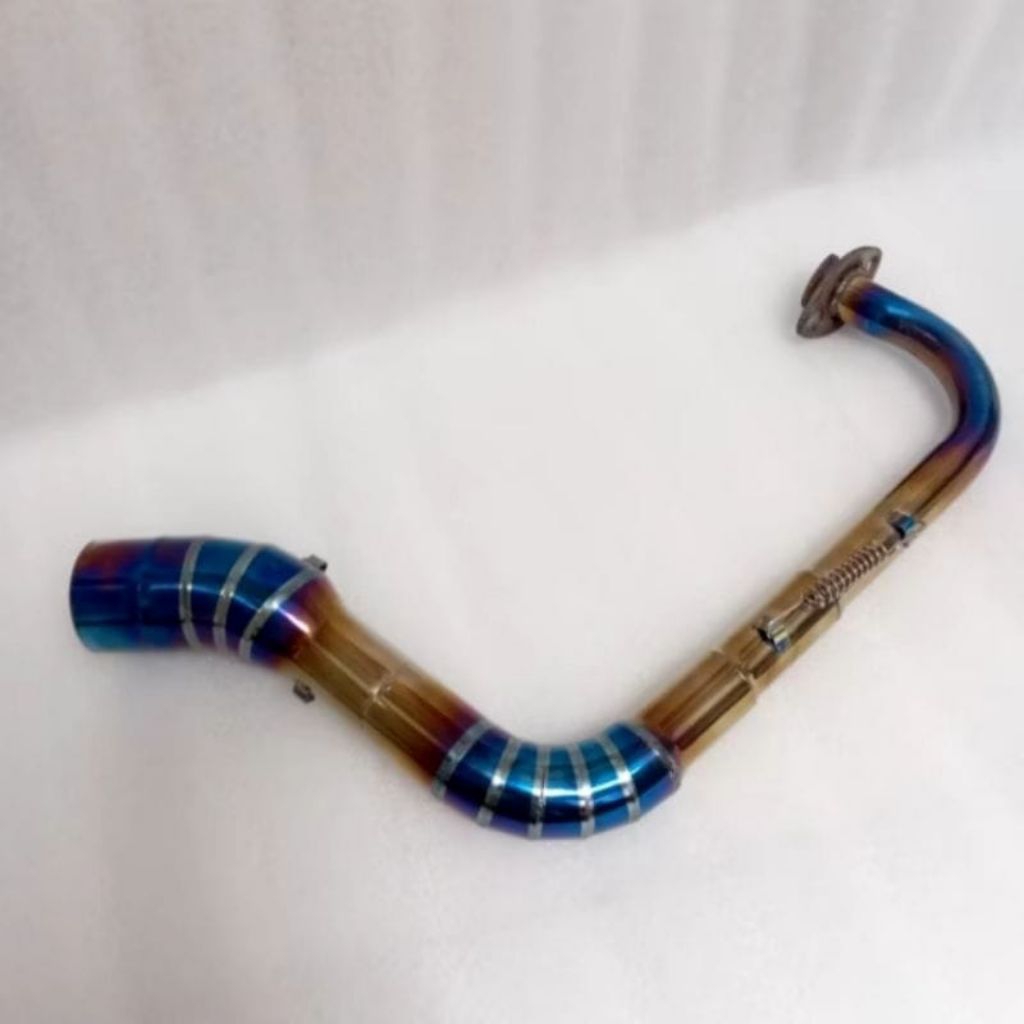 ข้อศอกใหญ่ bluemoon ท่อ 51 มม. ท่อเปิด Mio Soul carb Mio sporty Mio Sulty Mio i125 Mio Soul i125 nma