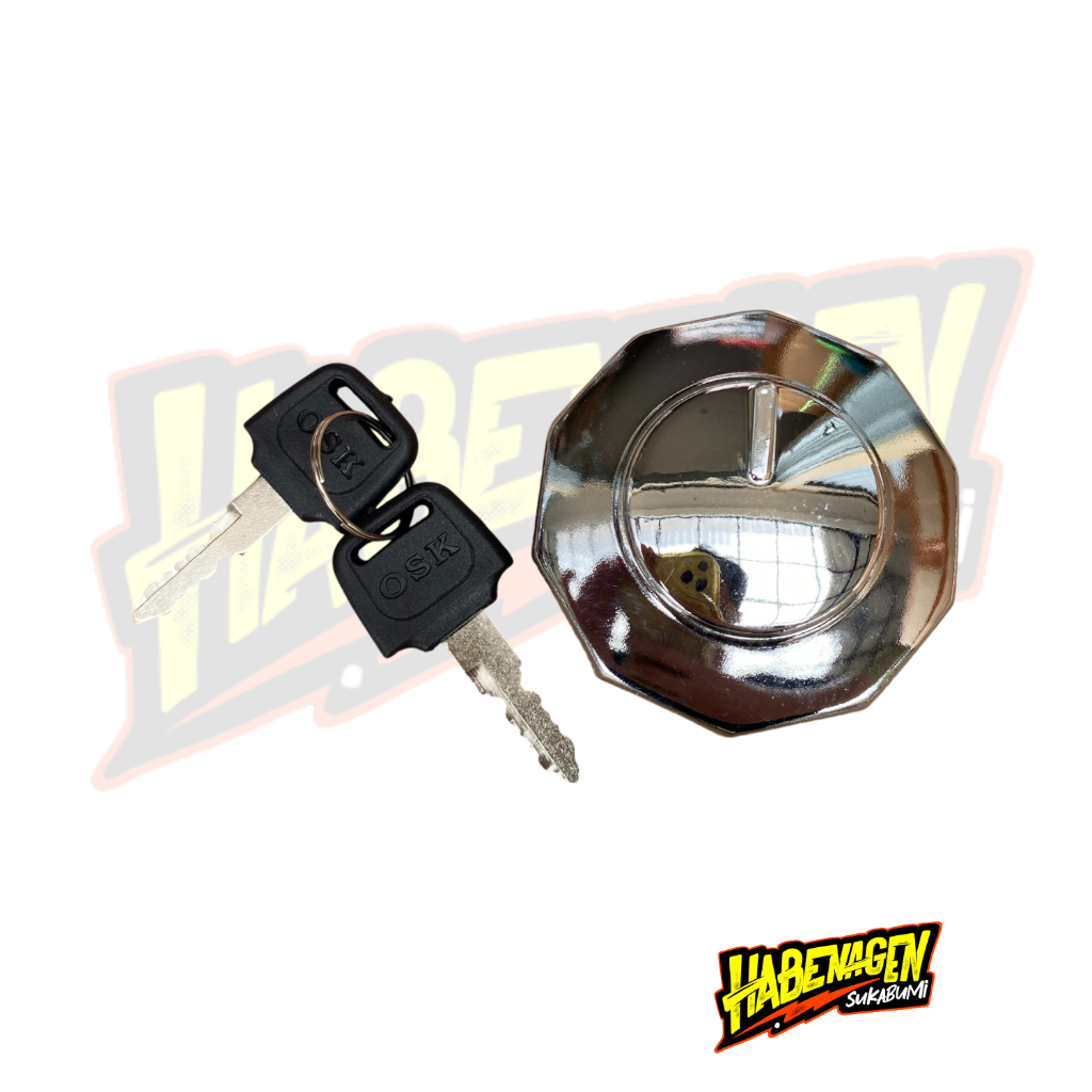 Honda Cb 100 125 Win Win100 K2 ฝาถังน้ํามัน Full Chrome Key Set