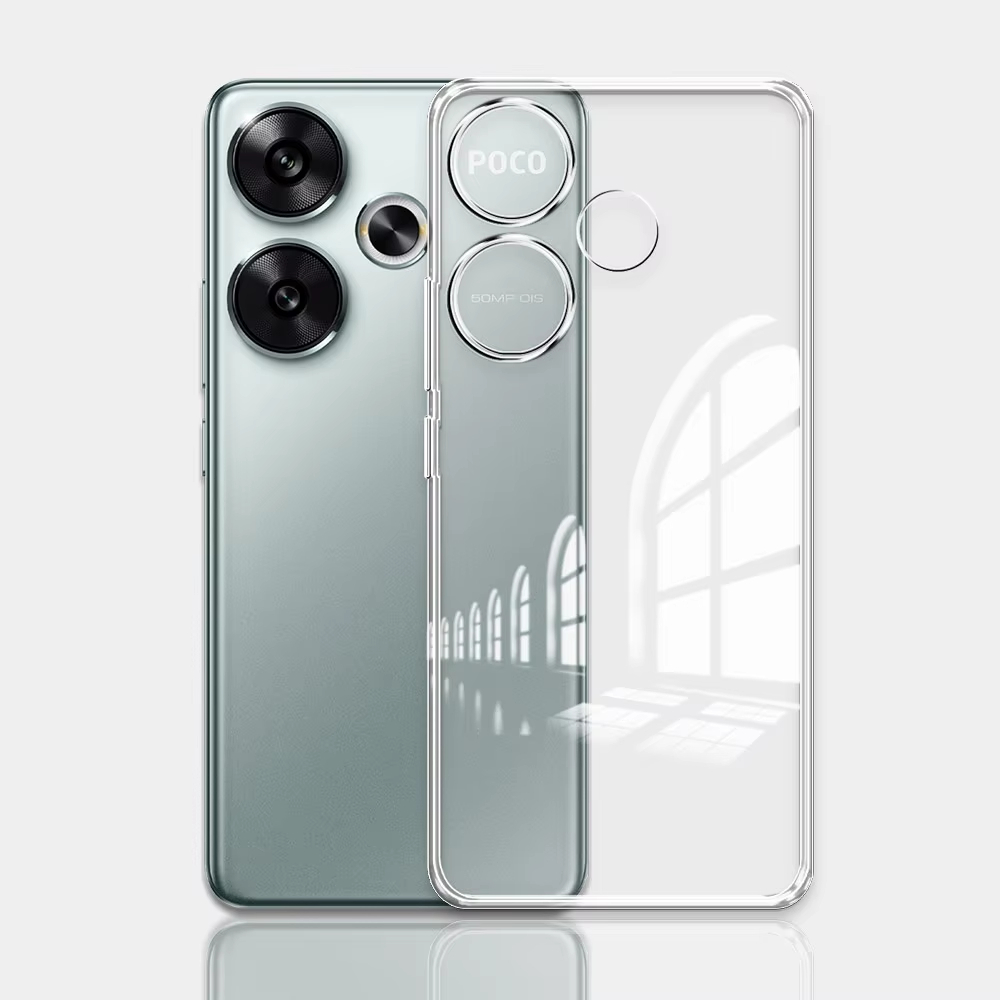 [ POCO F6 CLEAR CASE (5G) ] PREMIUM CLEAR CASE TRANSPARENT TPU 2.00 MM SOFT CASE BENING POCOPHONE F6
