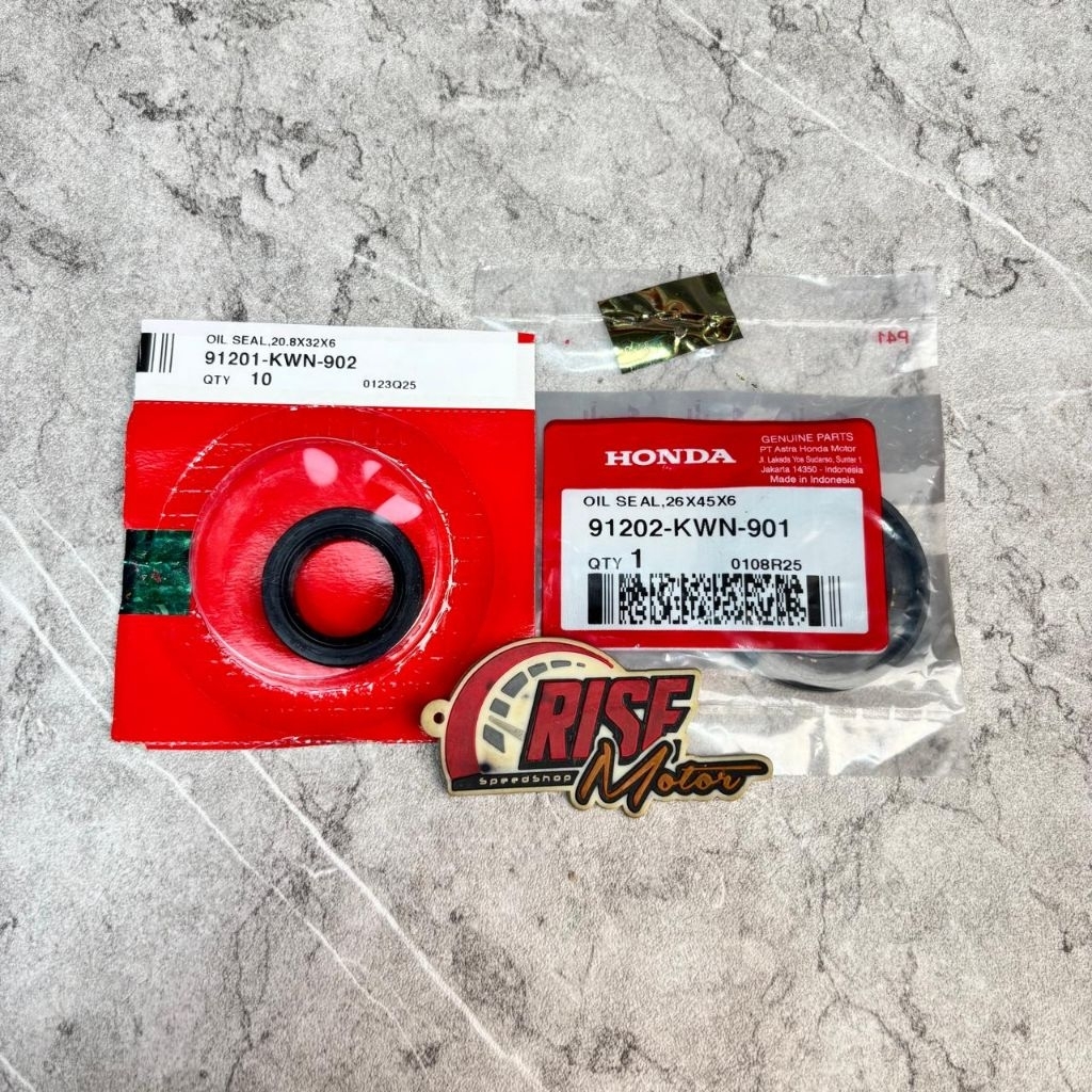 ซีลเพลาข้อเหวี่ยง VARIO 125 150 ขวา ซ้าย 91201 + 91202 KWN 901