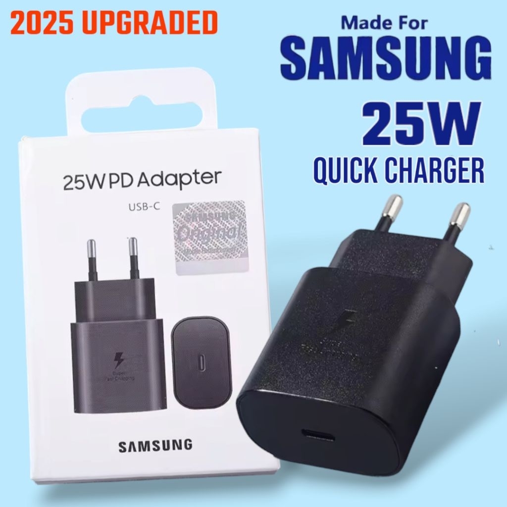 25W Fast Charging USB C 25W Type-C Samsung Charger Head Adapter