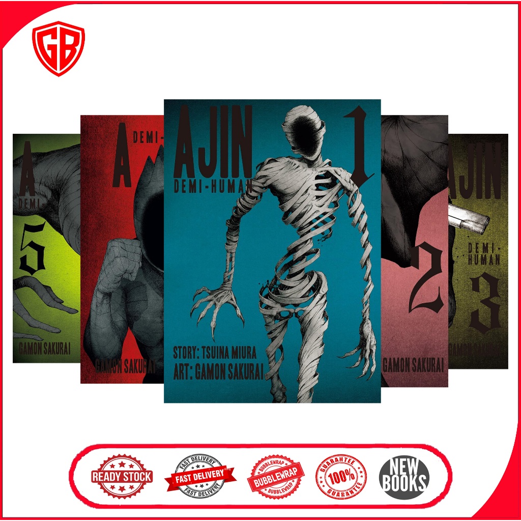 Ajin: Demi-Human 17 book series by Gamon Sakurai (english)