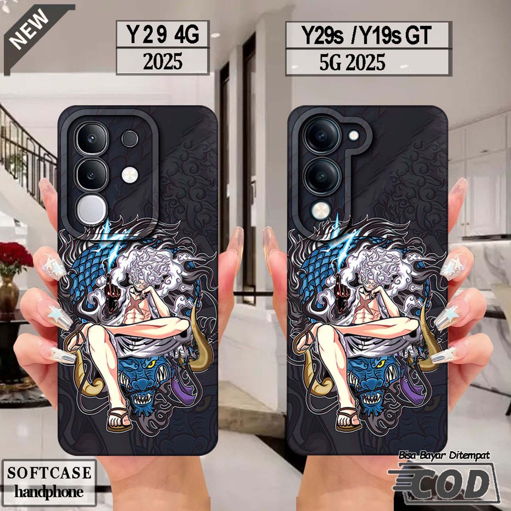 VIVO Y29 4G Silicone - เคส VIVO Y29S - เคส VIVO Y19S GT _เคส softcase สีดําใสยืดหยุ่นสุดเท่