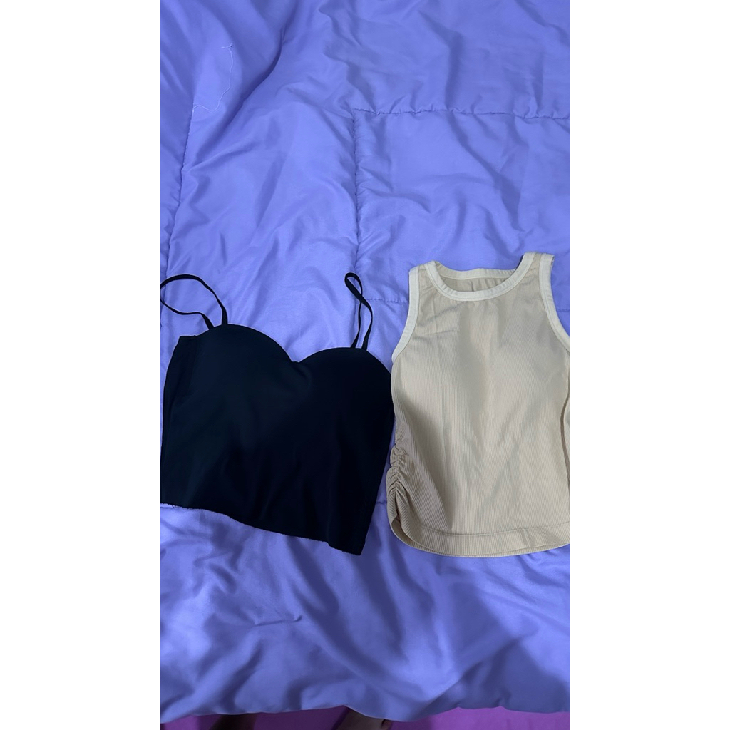 CROP TANKTOP (รับ 2 ชิ้น)