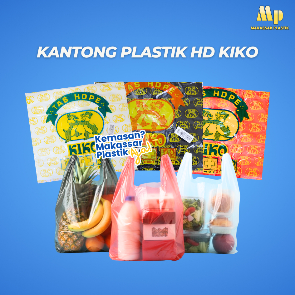 กระเป๋าพลาสติก HD KIKO / KIKO / ถุงพลาสติกพลาสติก KIKO