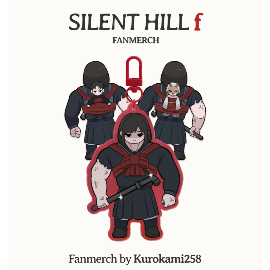 Silent Hill F พวงกุญแจ Standee สติ๊กเกอร์อะคริลิค (Fanmerch โดย Kurokami258)