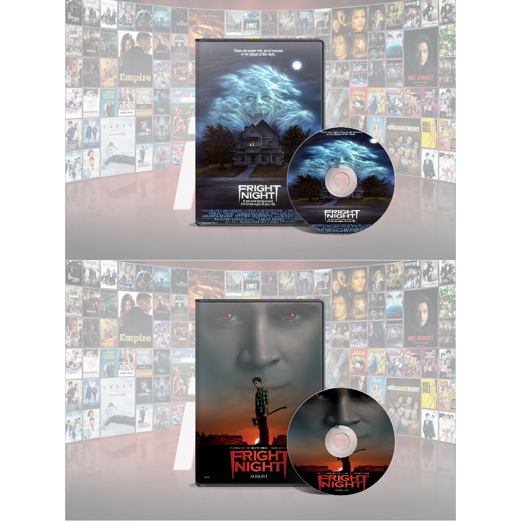 DVD Fright Night (1985-2011) + DVD Fright Night Part 2 (1988-2013)