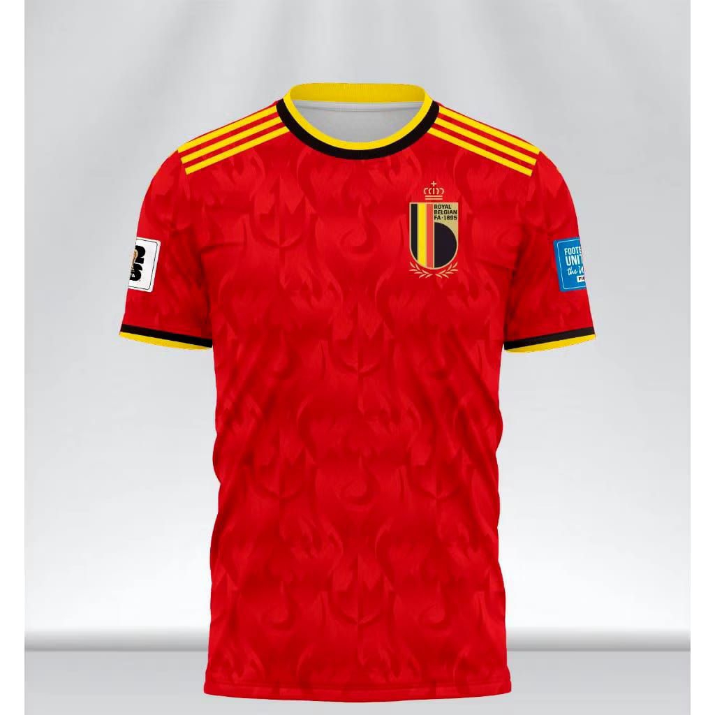 BELGIUM HOME JERSEY 2026 WORLD CUP ฟรีชื่อและผลตอบกลับ