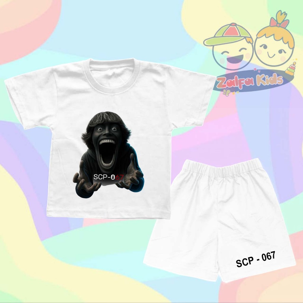 Anomali 67 Kid Roblox SCP 067 เสื้อยืดเด็กพิมพ์ชื่อฟรี
