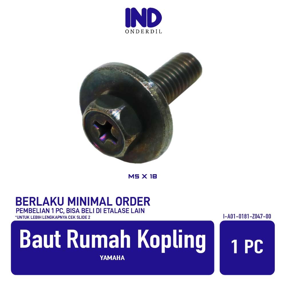 Yamaha M5x18 คลัทช์ Bolt Key 8 Bolt คลัทช์ 5x18 M5 5 x 18 K8