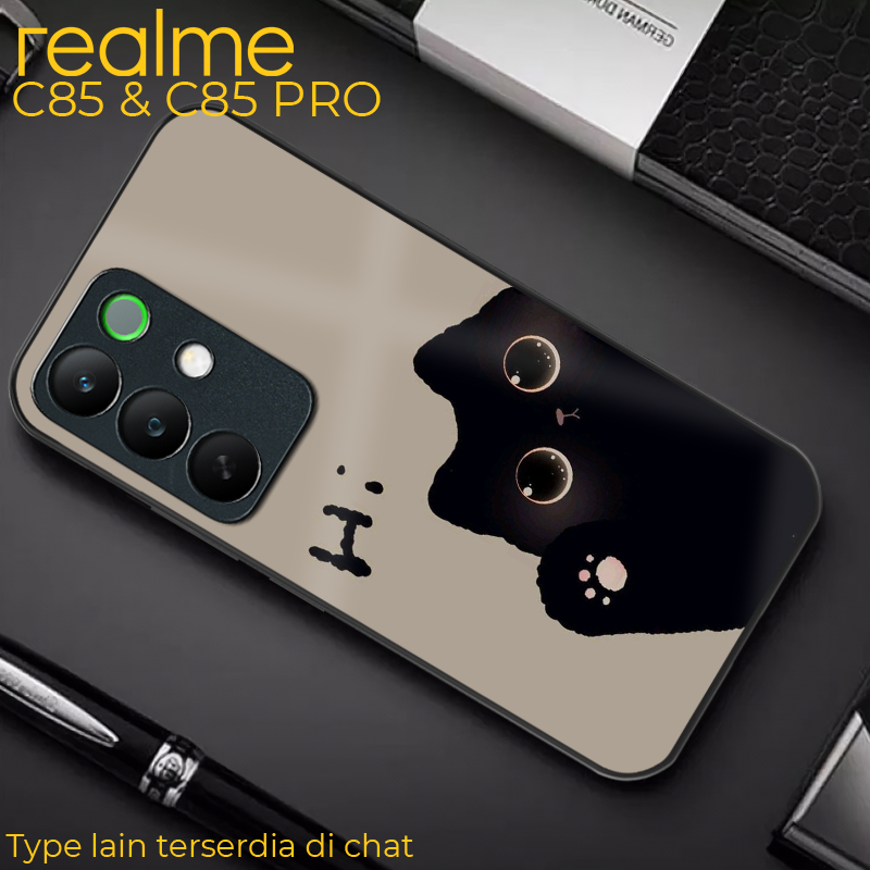 เคสโทรศัพท์ HP ล่าสุด Realme C85 / C85 PRO พร้อมลายซิลิคอนเคลือบเงาน่ารัก พร้อมการป้องกันกล้อง Anti-