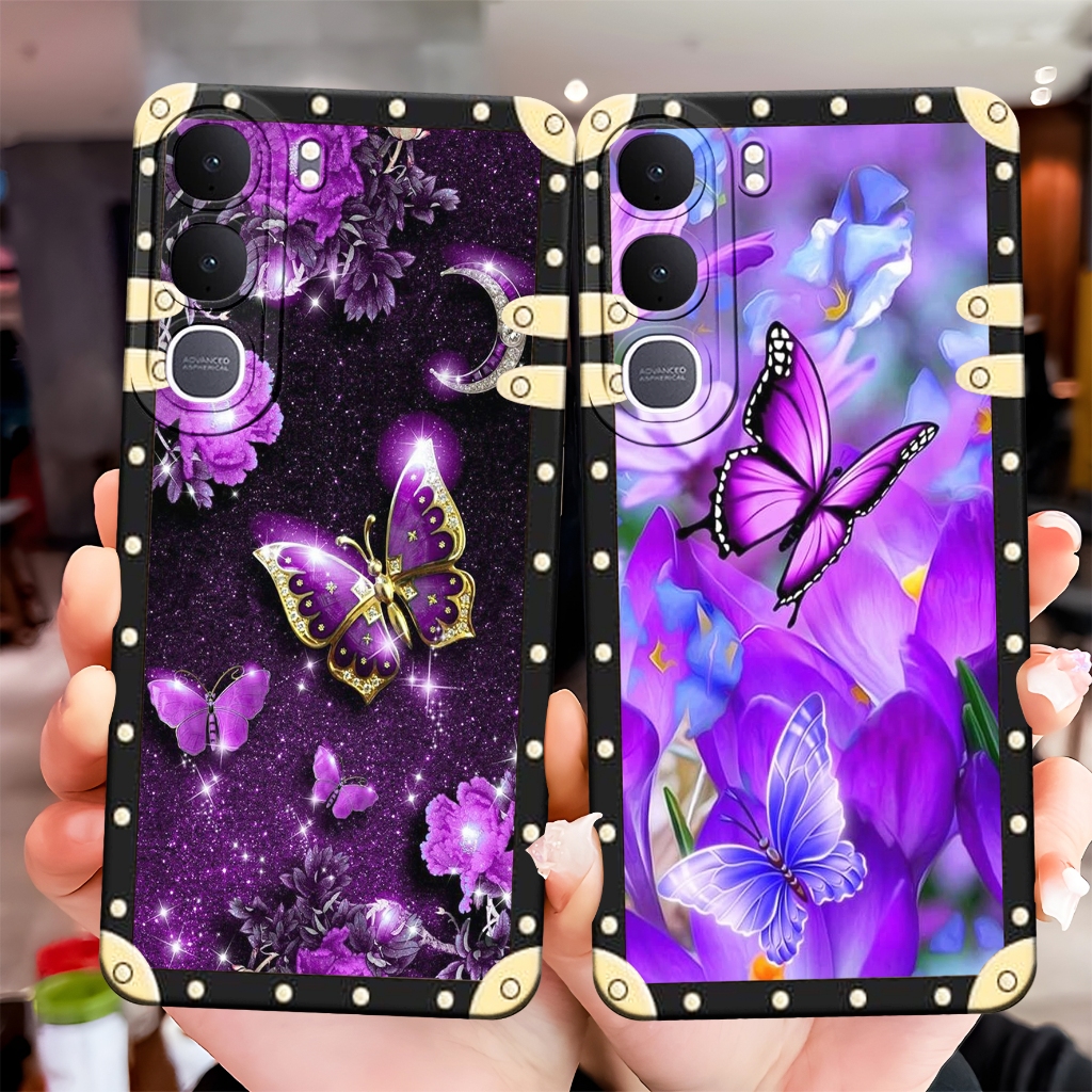 ST-038 กรณี VIVO Y21D Y31 5G V60 Lite V50 Lite ปลอก Hp Y19S Y29 Y17S Custom Clear Case โปร่งใส