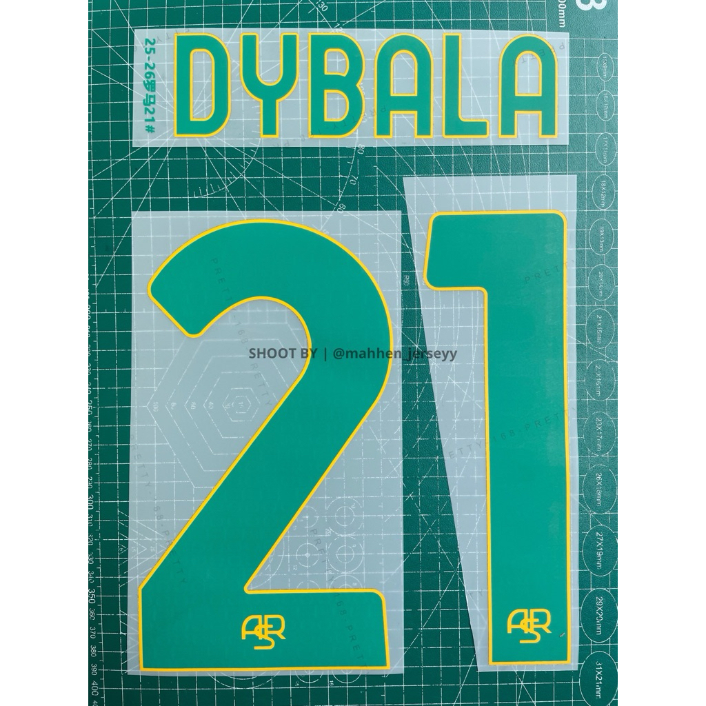 ชุดชื่อ || DYBALA NAMESET สําหรับ ROMA 3rd 2025/2026
