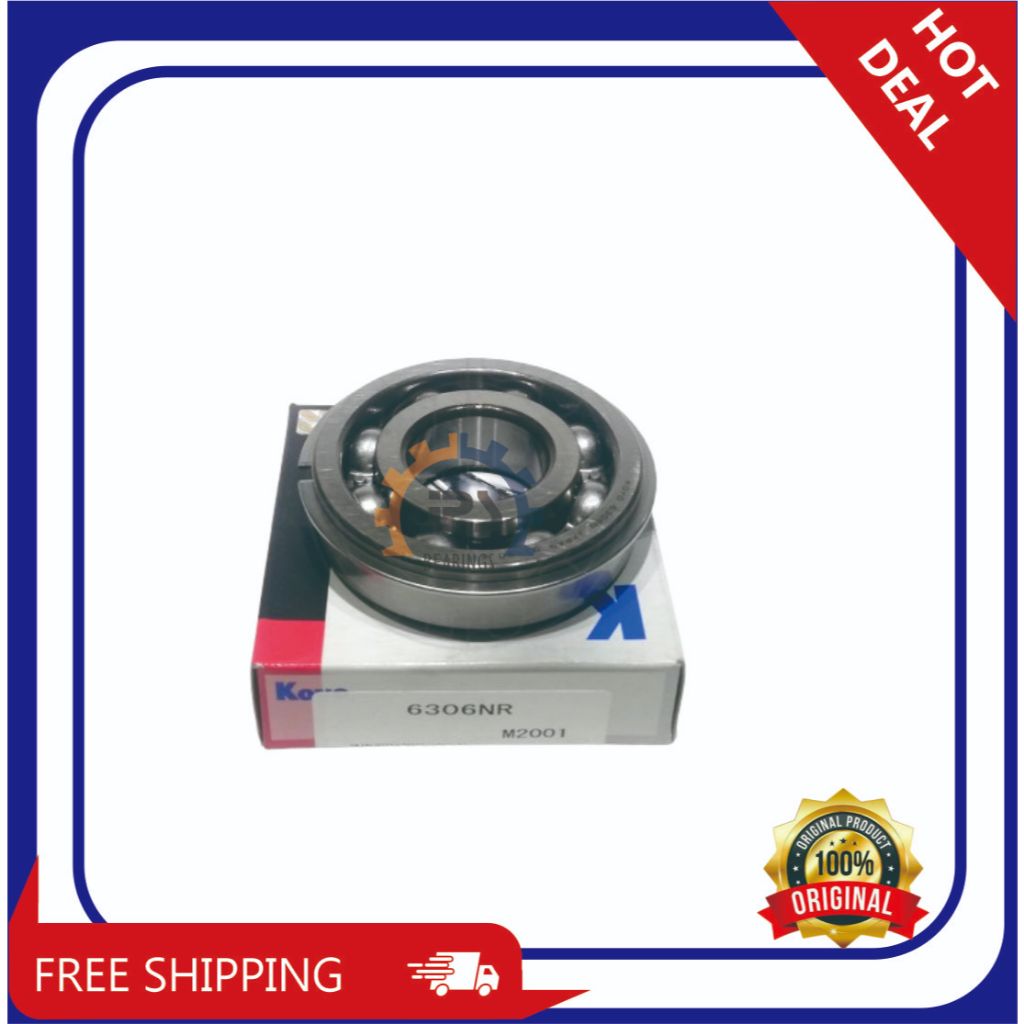 LAKER BEARING 6306 NR KOYO 6306NR KOYO JAPANG