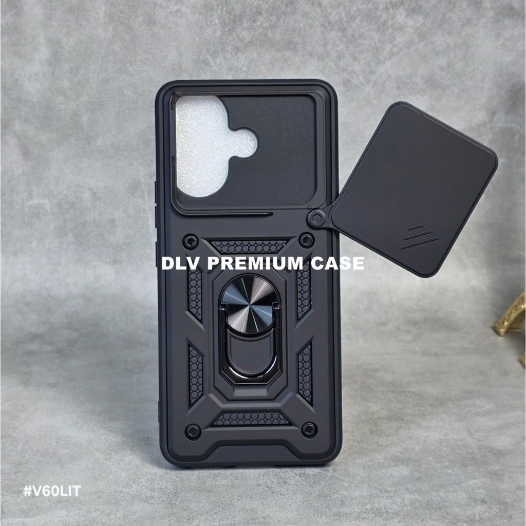 VIVO V60 LITE CASE TRANSFORMER SLIDE BLACK เฉพาะกรณี ROBOT CASE VIVO V60 LITE