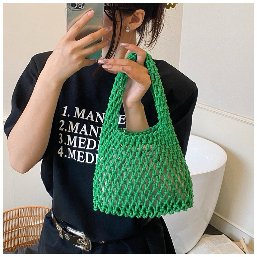 BEACH STRING BAG (รวมกระเป๋าด้านใน)