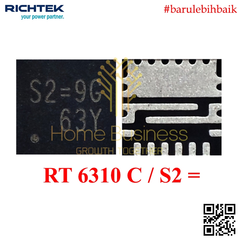 IC RICHTEK RT6310CGQUF RT6310C RT6310 C RT 6310C RT 6310 C | S2=9G S2=8L S2=XX S2= Richtek DC-DC Con