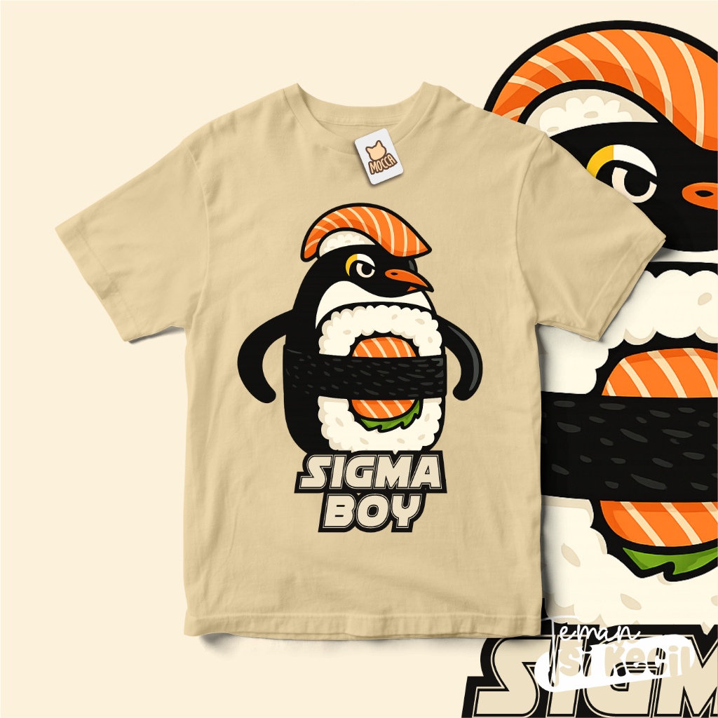KATUN MOCCA Sigma Boy Tung Sahur Anomali Brainrot เสื้อยืดเด็กชายหญิงผ้าฝ้ายหวีเสื้อยืดอายุ 2-13 ปีผ