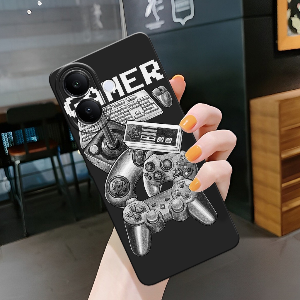 HP ล่าสุด iQOO Z10R 5G 2025 Softcase - เคสเกมแฟชั่น - เคส iQOO Z10R 5G 2025 - เคส Pro Camera Silicon