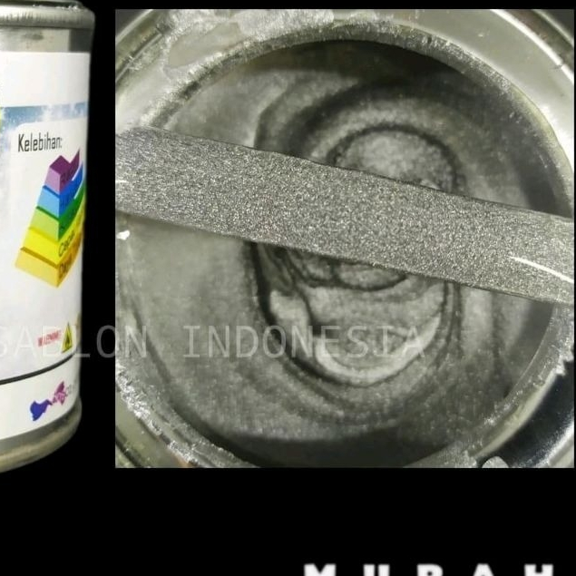 PVC SOLID INK SPARKLING SILVER SCREEN PRINTING INK 200GR