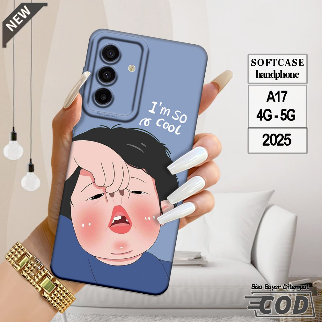 เคส Samsung Galaxy A17 5G 2025 - เคส Samsung A17 4G 2025 _ เคสซิลิโคนสีดําใสยืดหยุ่น