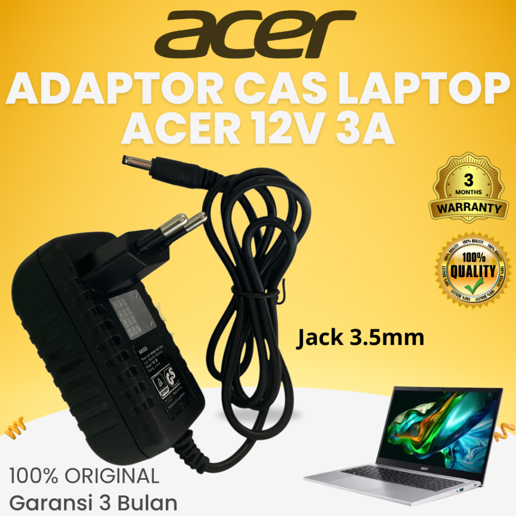ACER ASPIRE LITE 14 12V 3A การชาร์จแล็ปท็อป ADAPTER รับประกัน 3 เดือน